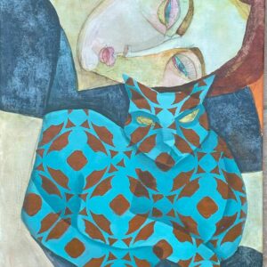 Woman with Cat